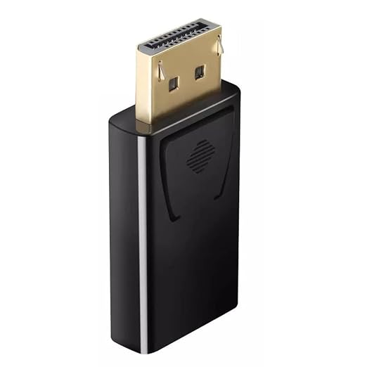 Pbuddy DP to HDMI Adapter, Display-Port Male to HDMI Female Converter Unidirectional 1.3 Version Passive for PC, Monitor Black DPM/HDMIF/AD/1