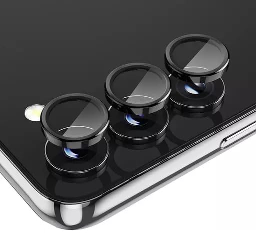 Rear Camera Lens Back Glass Cover for Samsung Galaxy S24 Plus S926B GH98-48902A (Gold)-Onyx Black