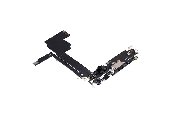 Charging Port for iPhone 15 Pro Max (Purple)-Black Titanium