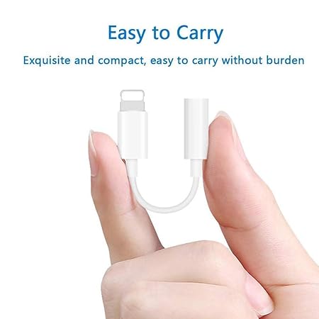 PBuddy iPhone Aux Adapter,Lightning to 3.5mm Headphone Jack Adapter,Aux iPhone Adapter for iPhone iPad,iPhone Aux,Lightning to Aux,Lightning Dongle Compatible with iPhone 14 13 12 11 Pro Max Mini Plus