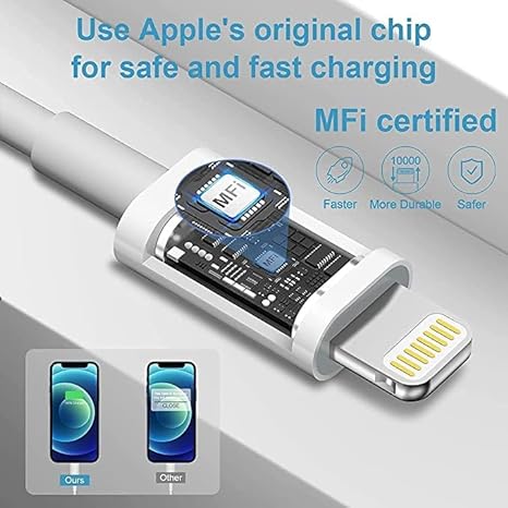 Genuine USB-C To Lightning Cable Fast Charging Sync With Type C PD Charger For IPhone 12 Mini 12 Pro Max 11 Pro Max XR 8 Plus AirPods IPad