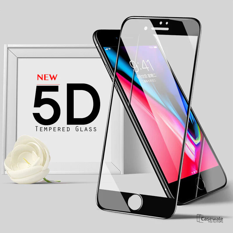Pbuddy 5d Tempered Glass Screen Protector IPhone 7/8 plus x/xs/11/12/13/14/15 pro max mini (3 pack)
