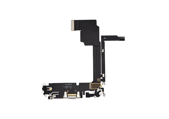 Charging Port for iPhone 15 Pro Max (Purple)-White Titanium