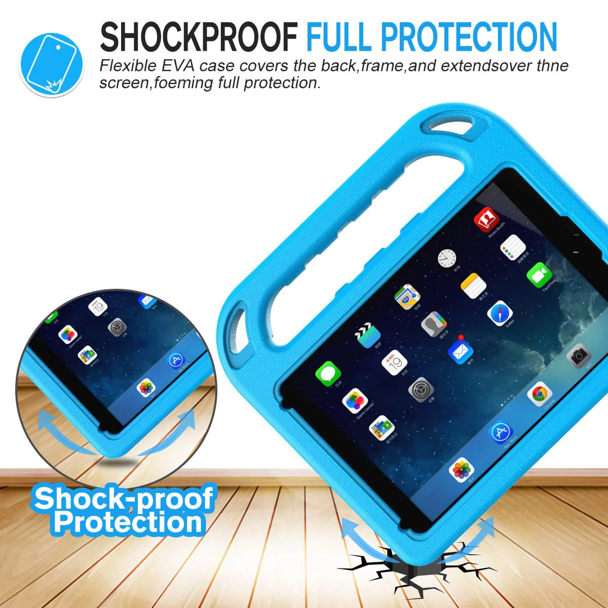 Cat Shockproof Kids Case For Ipad 10.2/10.5/9.7