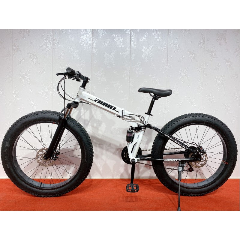 Bicycle Mountain Bike Fat Wheel Tyres Non Electric 21 Speed Unisex Bike CM091-21 (2 Models)