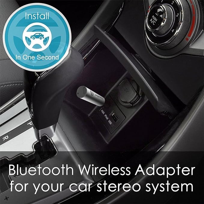 EARLDOM ET-M68 WIRELESS BLUETOOTH RECEIVER AUDIO ADAPTER - BLACK