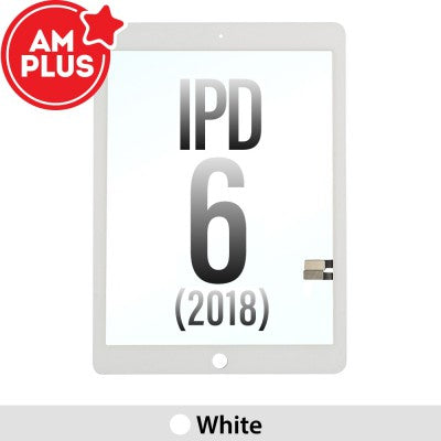 Red Touch Screen Digitizer with IC Connector for iPad 6 (2018)-White