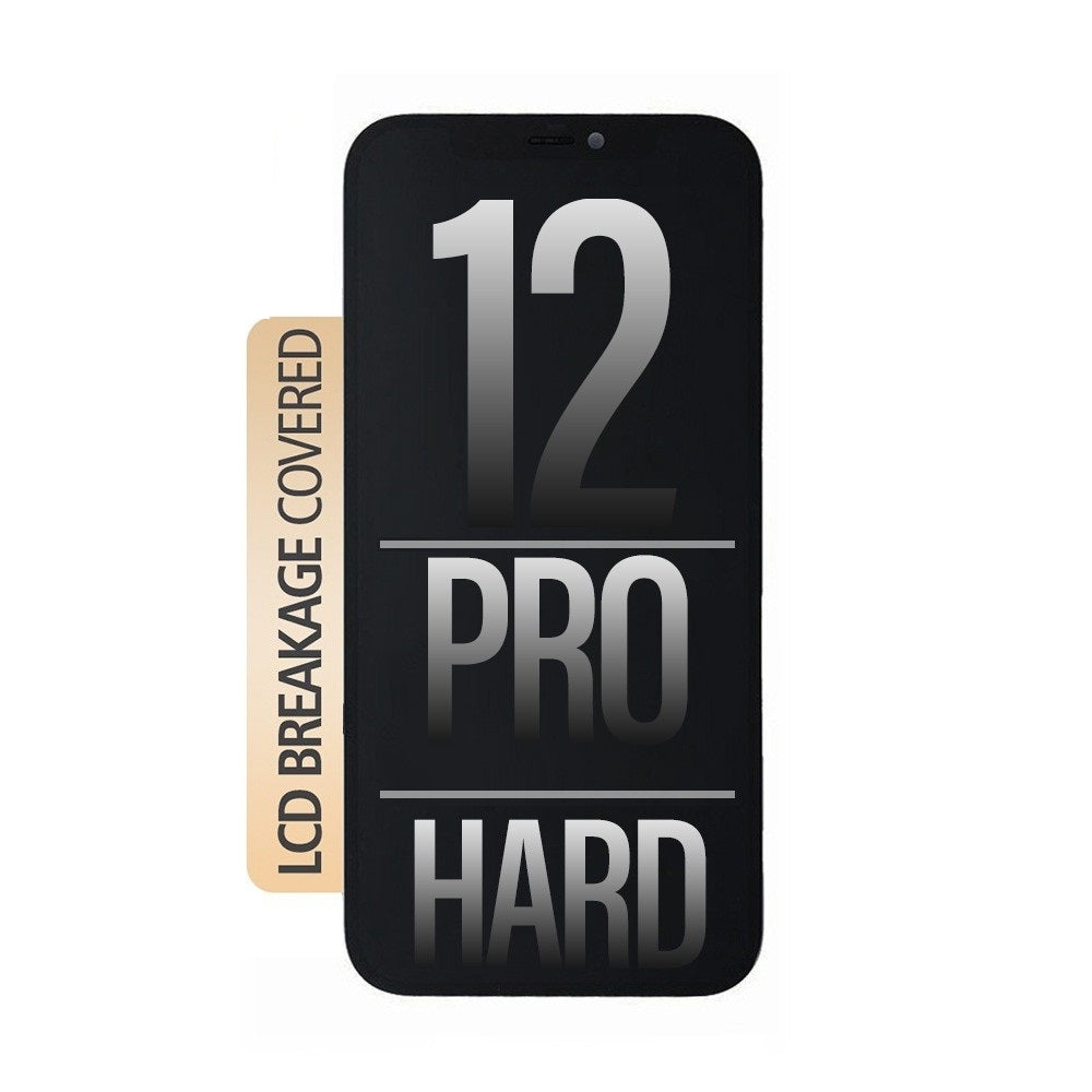 Brown Hard OLED Assembly for iPhone 12 / 12 Pro Screen Replacement (Compatible for IC chip transfer)