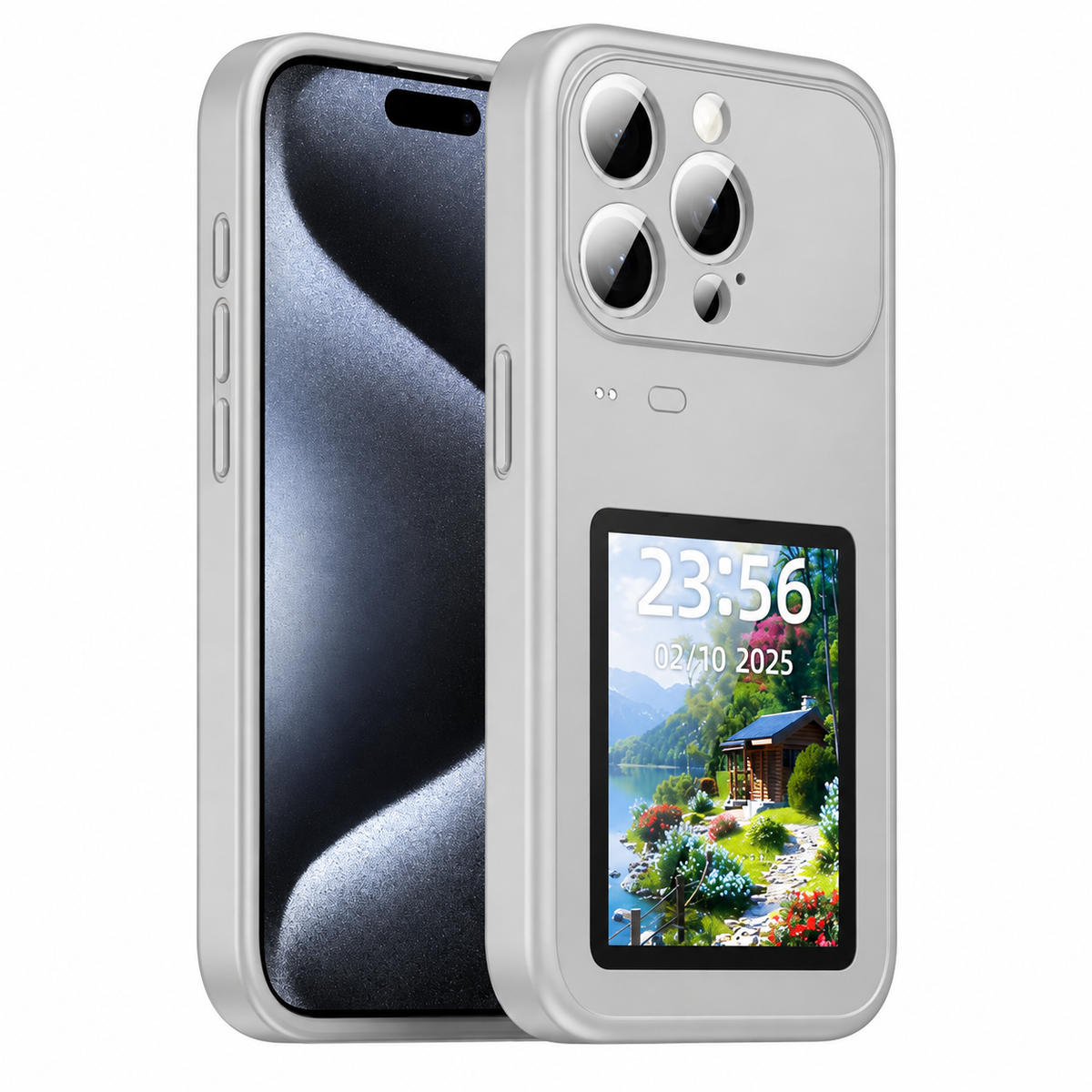 Bluetooth Smart Display iPhone Case for iPhone 18 Pro – AI Screen Projection Multifunctional Phone Smart Case