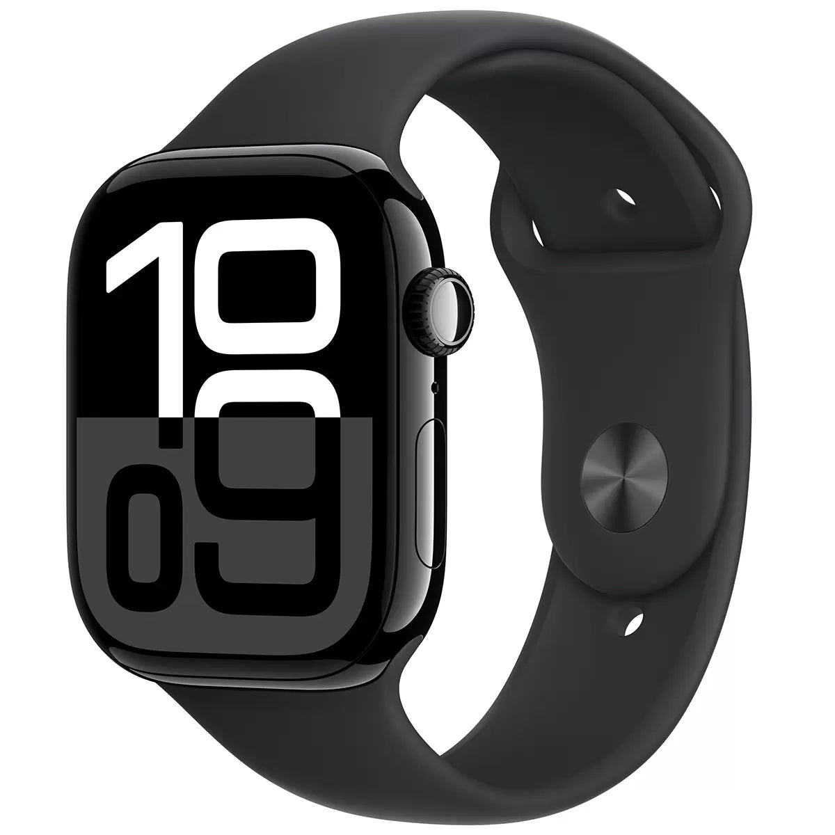 Apple Watch Series 10 GPS + Cellular 46mm – Jet Black Aluminium Case with Sport Band (M/L) | New