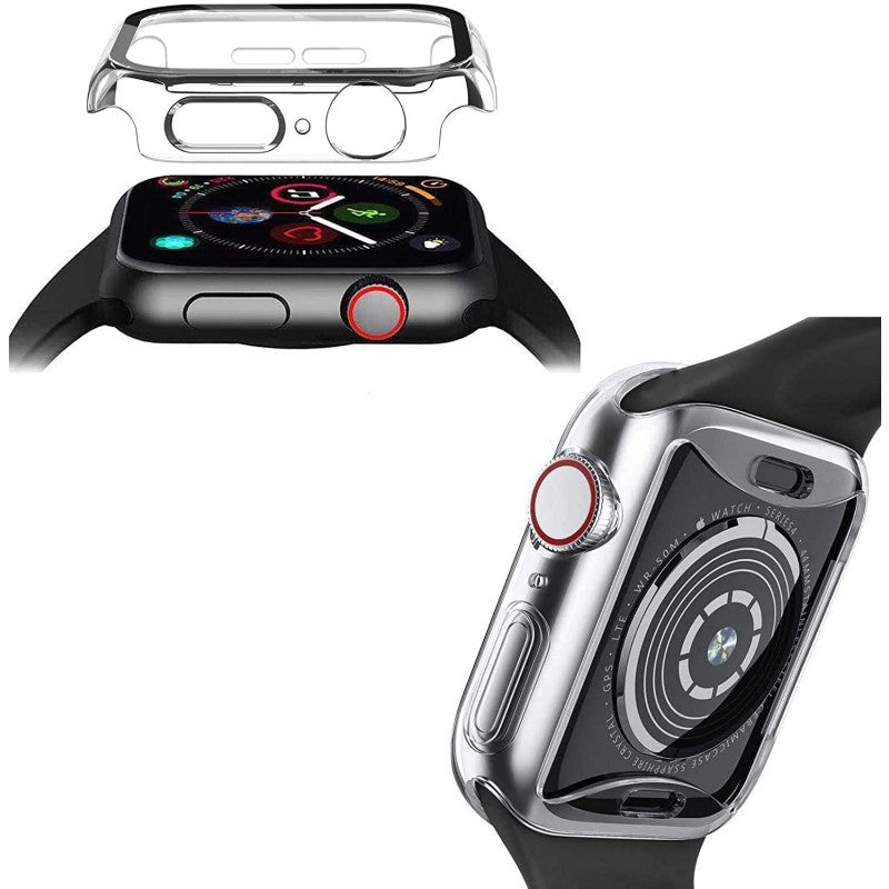 Apple Watch Tempered Glass Screen Case Full Coverage Tempered Glass Screen Protector Protection All-Around Surround Overall Case Cover
