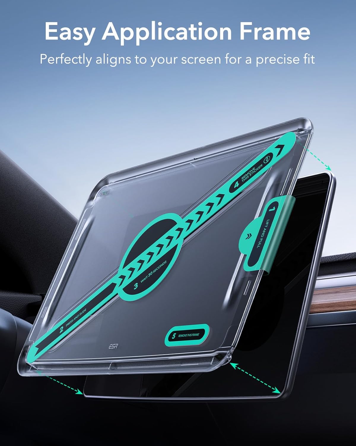 Tempered Glass Screen Protector 15 inch Screen Protector with Alignment Kit  No More Glare & Fingerprint