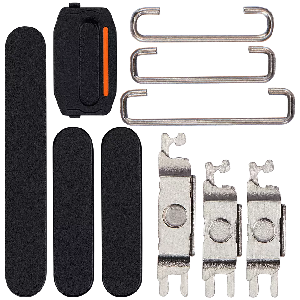 Single SIM Card Tray and Side Button for iPhone 15 / 15 Plus-Black