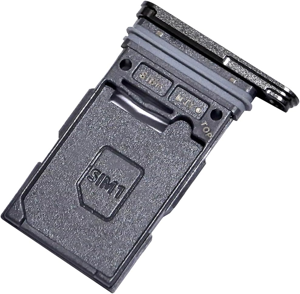 Single SIM Card Tray With Waterproof Ring for Samsung Galaxy S24 Ultra-Titanium Black