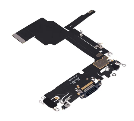 Charging Port for iPhone 15 Pro (Purple)-Blue Titanium