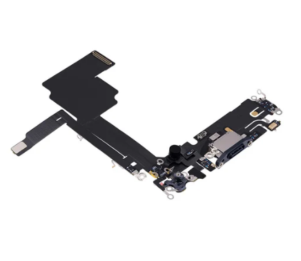 Charging Port for iPhone 15 Pro (Purple)-Blue Titanium