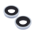 Rear Camera Lens With Bracket for iPhone 15 / 15 Plus-Blue (Purple)