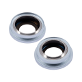 Rear Camera Lens With Bracket for iPhone 15 / 15 Plus-Blue (Purple)