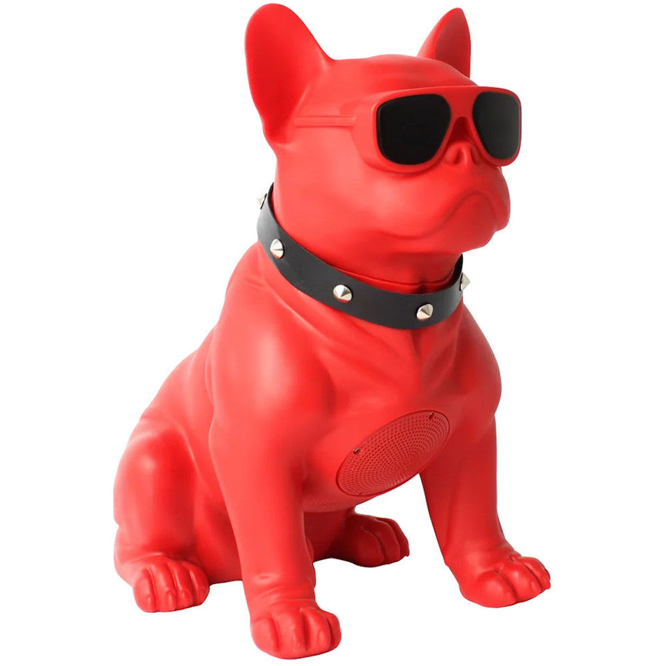 Outdoor Portable Bluetooth Speaker with Wireless Dog-Like Appearance and 8-Inch Colorful Light