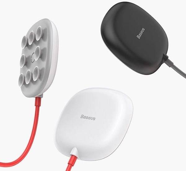 Baseus Suction Cup Wireless Charger White, WXXP-02