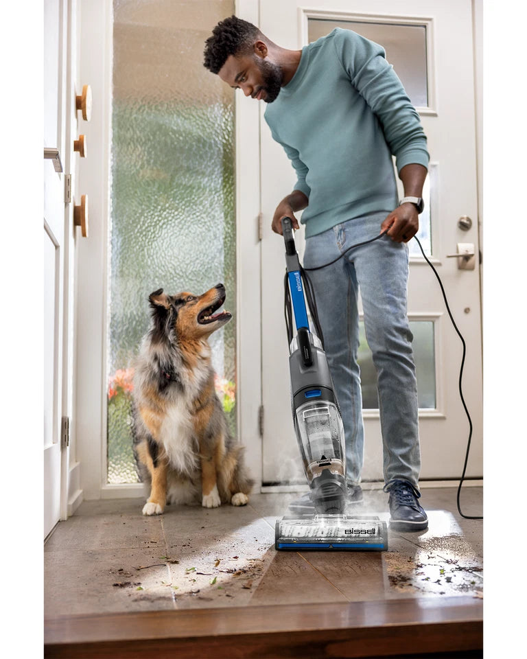 Bissell 3517F CrossWave HydroSteam Vaccum Cleaner All-in-One Clean - Cobalt Blue