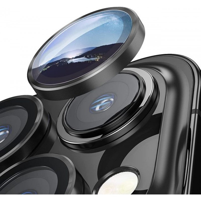 PBuddy 14 PRo Max Camera Lens Protector Individual Metal Anti Scratch HD Clear Case Friendly Tempered Glass Camera Cover 1 Set