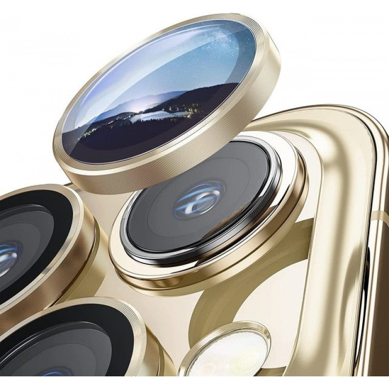 PBuddy 14 PRo Max Camera Lens Protector Individual Metal Anti Scratch HD Clear Case Friendly Tempered Glass Camera Cover 1 Set