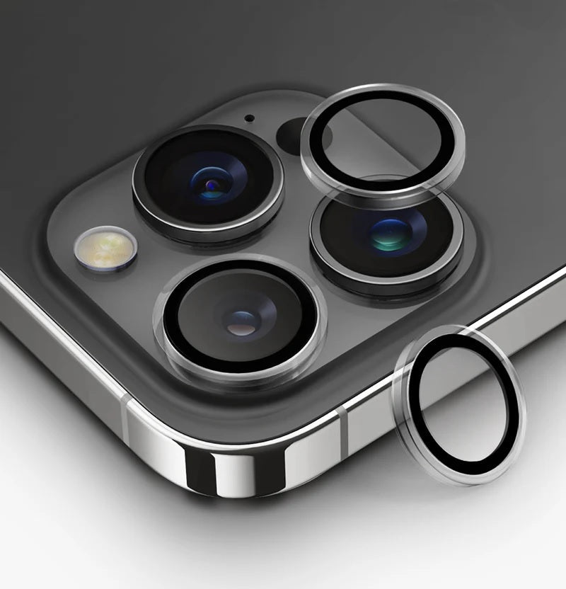 Apple iPhone 15 Camera Clear Lens Protector – Tempered Glass with Easy Auto-Alignment Tray