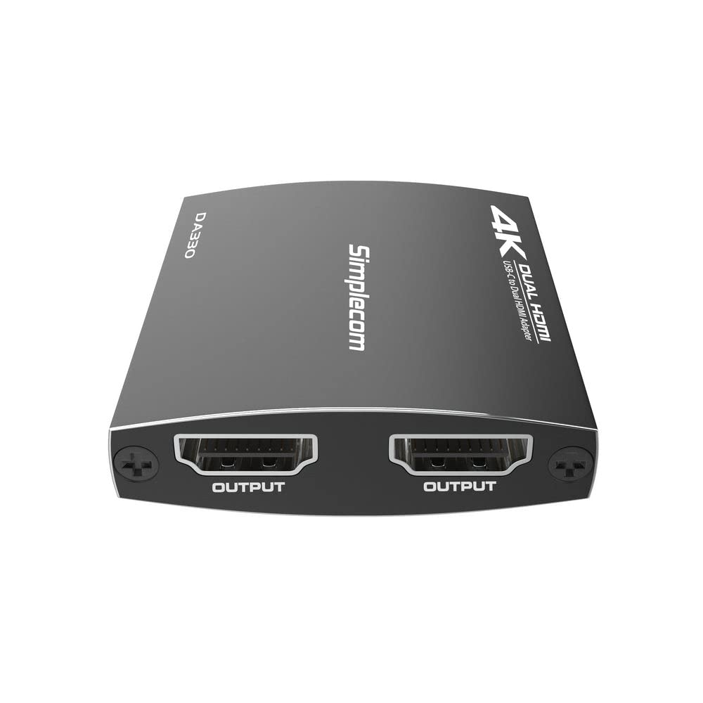 <h2>Simplecom 4K USB-C to Dual HDMI MST Hub with PD & Audio Out – Used</h2>