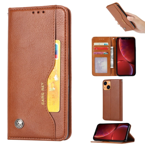 iPhone 13 Pro Max Knead Skin Texture Horizontal Flip Leather Case with Photo Frame & Holder & Card Slots & Wallet