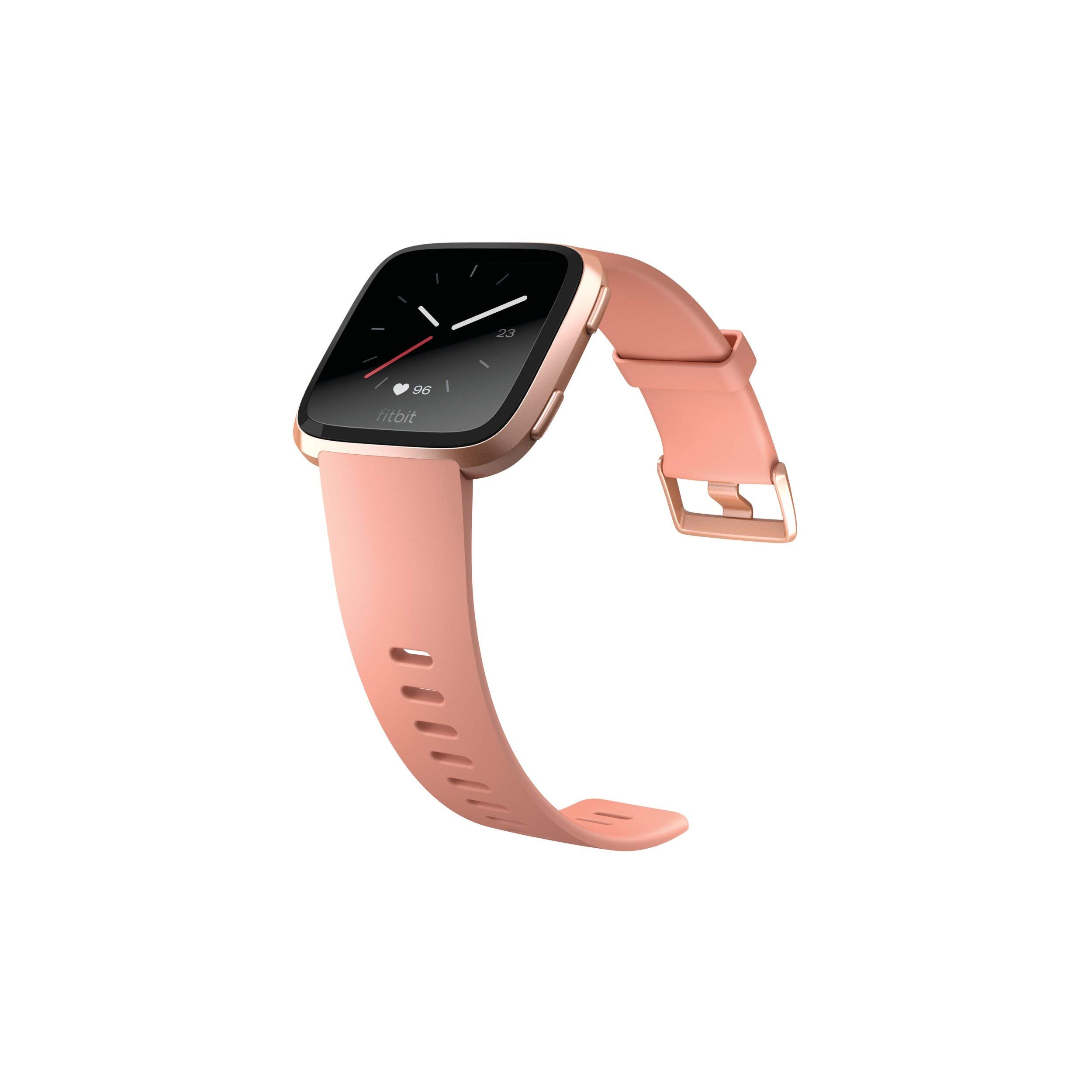 Fitbit Versa Smartwatch – Peach / Rose Gold – Used