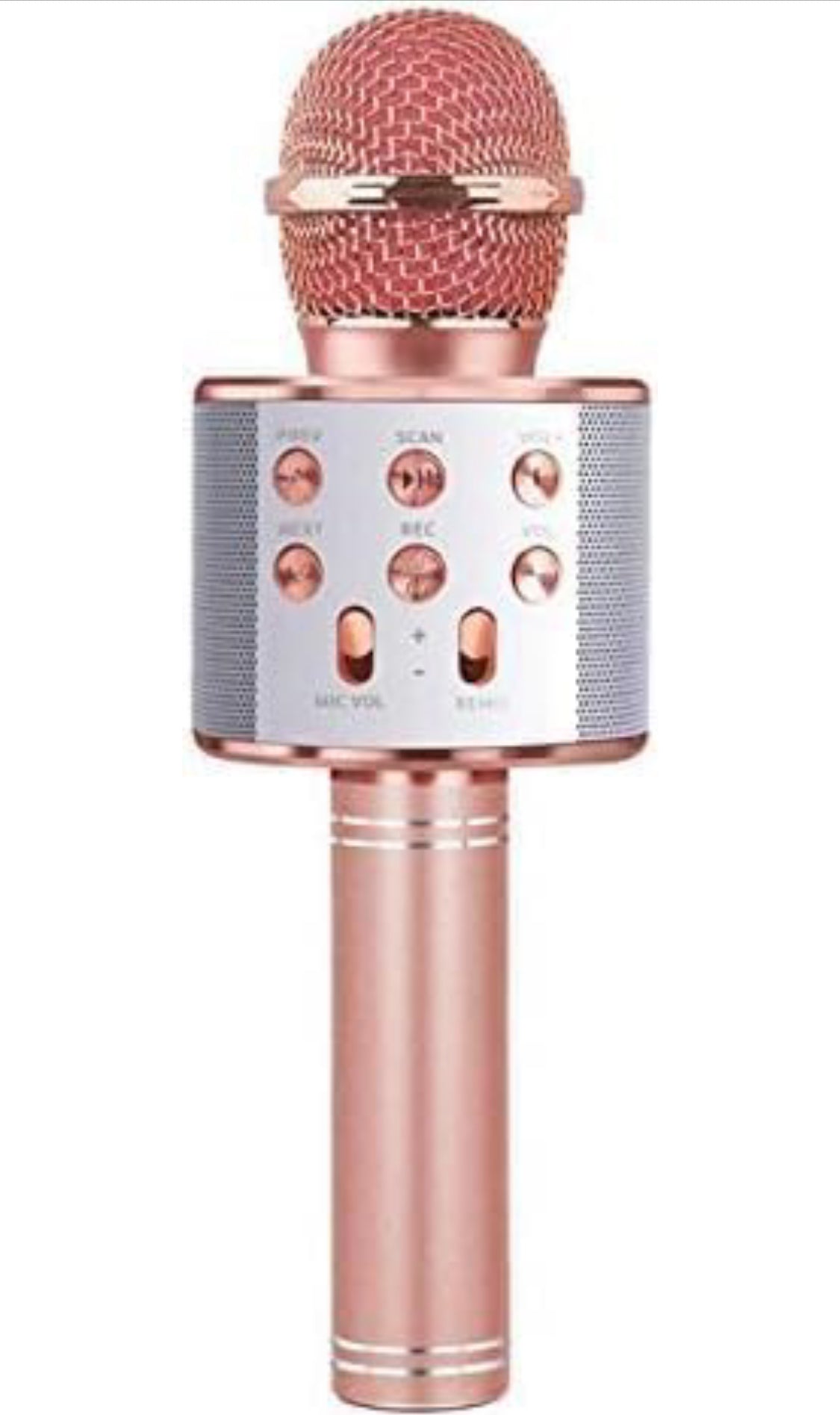 Pbuddy Wireless Bluetooth Karaoke Microphone,4 in 1 Wireless Portable Handheld Mic Karaoke Machine for Christmas Home Birthday Party, Professional Karaoke Mic Speaker