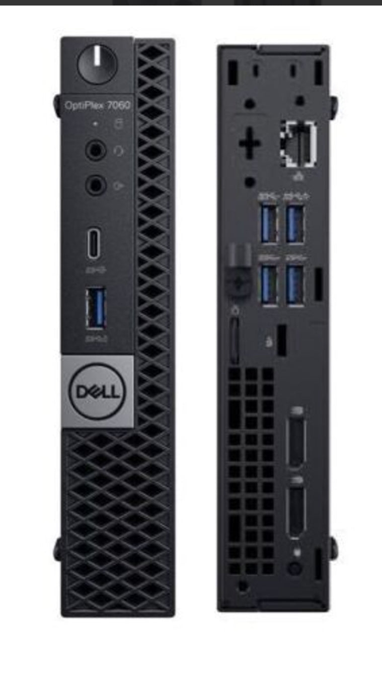 Dell OptiPlex 7060 Micro Intel i5 8500T 2.10GHz 8GB RAM 256GB SSD Wi-Fi Win 11