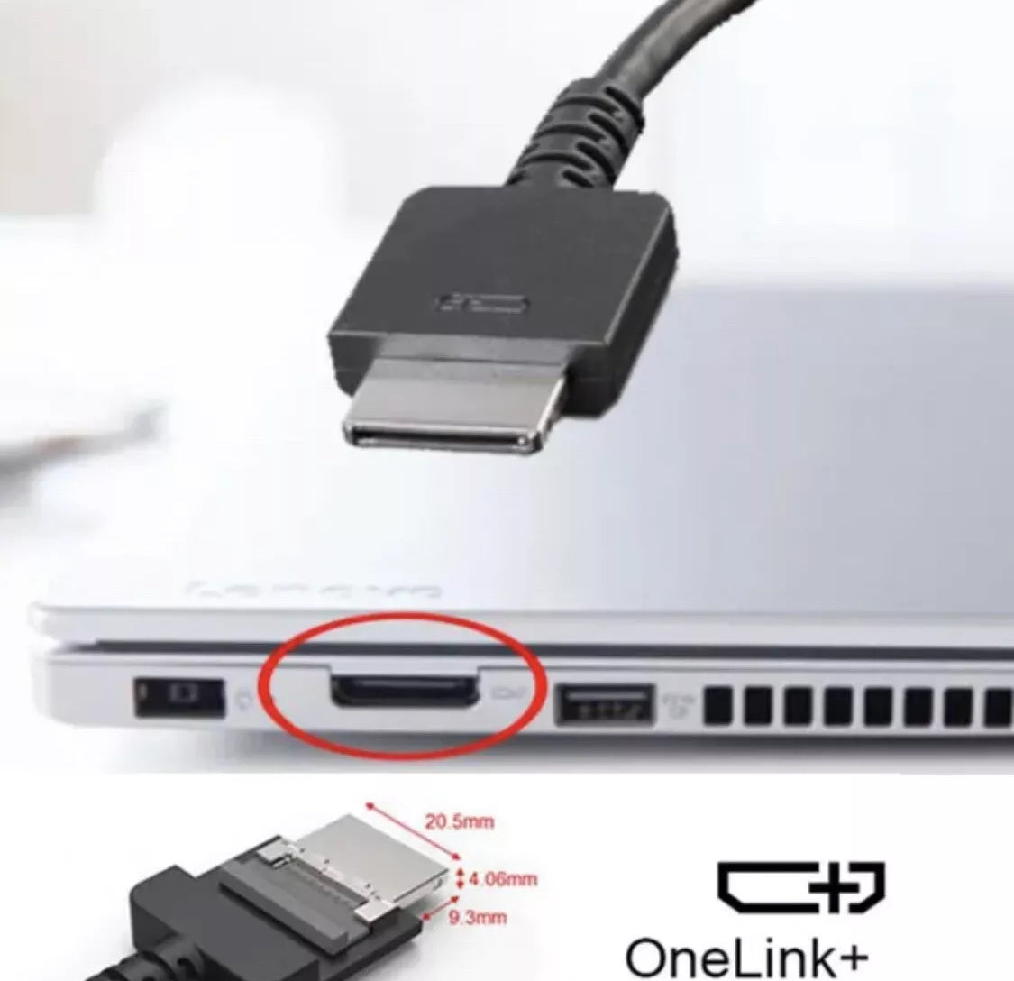 Genuine Lenovo ThinkPad OneLink+ to RJ45 Adapter Black 4X90K06975 00JT801