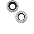Rear Camera Lens With Bracket for iPhone 15 / 15 Plus-Green (Purple)