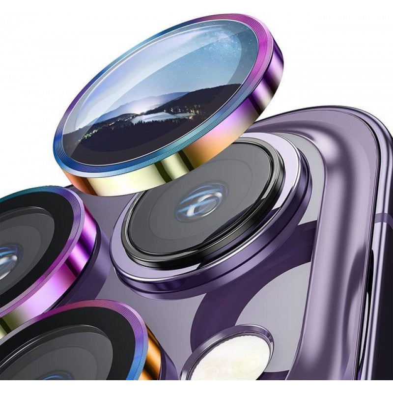 PBuddy 14 PRo Max Camera Lens Protector Individual Metal Anti Scratch HD Clear Case Friendly Tempered Glass Camera Cover 1 Set