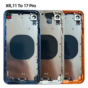 iPhone 11 to iPhone 17 Pro Style Conversion Housing Back Cover – Blue – Housing Only