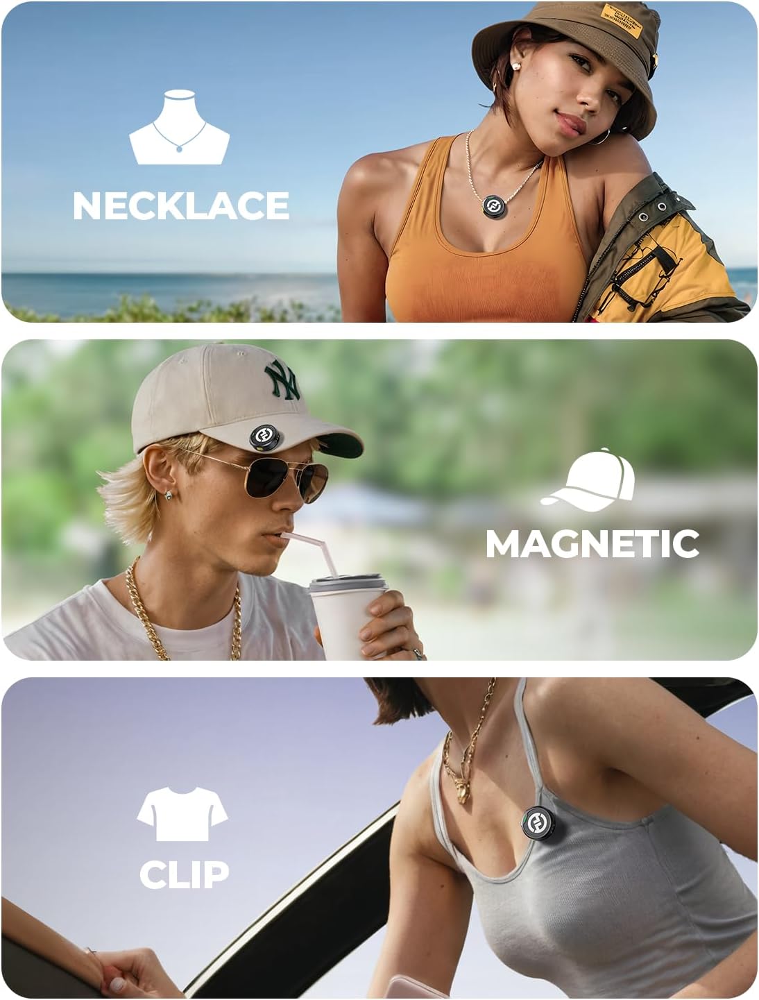 Hollyland Lark M2 Wireless Microphone for iPhone, All in One(2TX+3RX), 1000ft Los Range, Hi-Fi Audio, Noise Cancellation, 40H Duration, for Vlogging