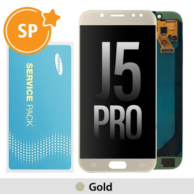 tECGURU-Samsung Galaxy J5 Pro (2017) J530F OLED Screen Replacement Digitizer GH97-20738A/20880A (Service Pack)-Black
