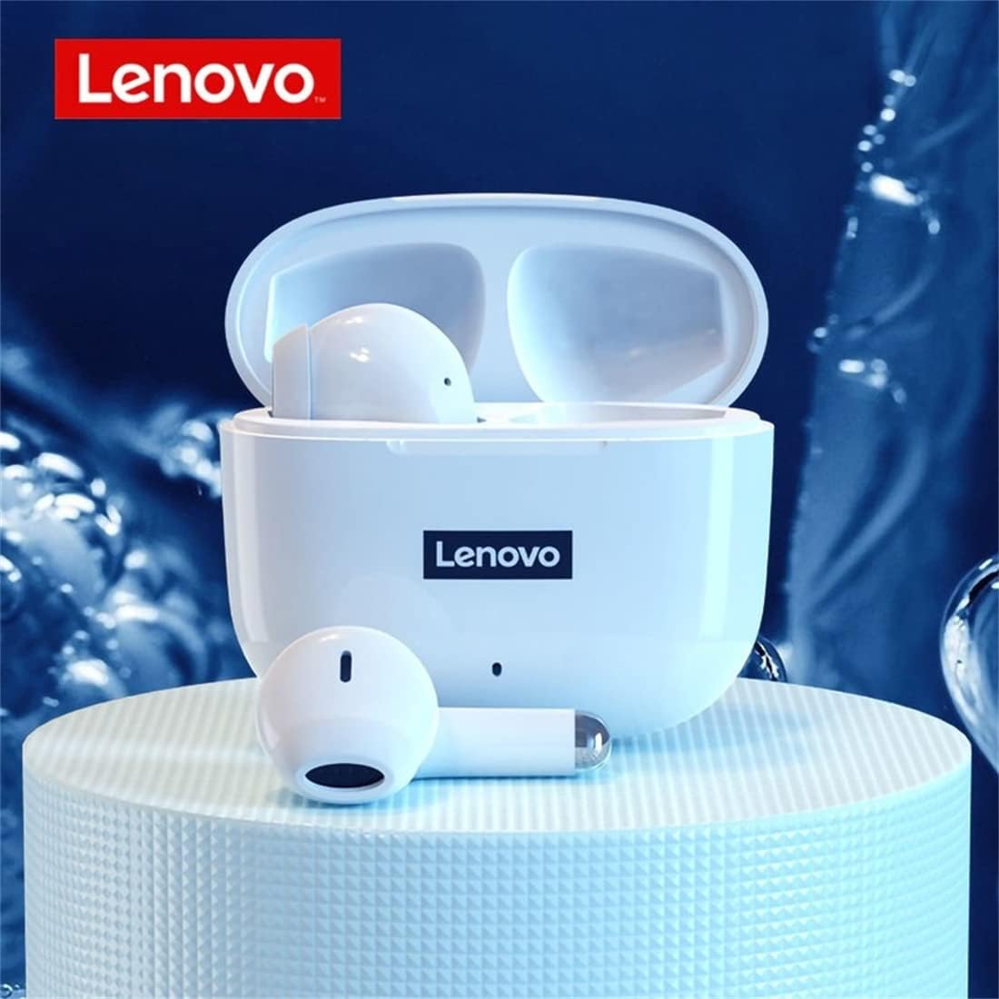 Lenovo LP40 Wireless Earphone Bluetooth 5.0 Earbuds Dual HiFi Stereo Noise Reduction Bass Touch Control Long Standby Headphones