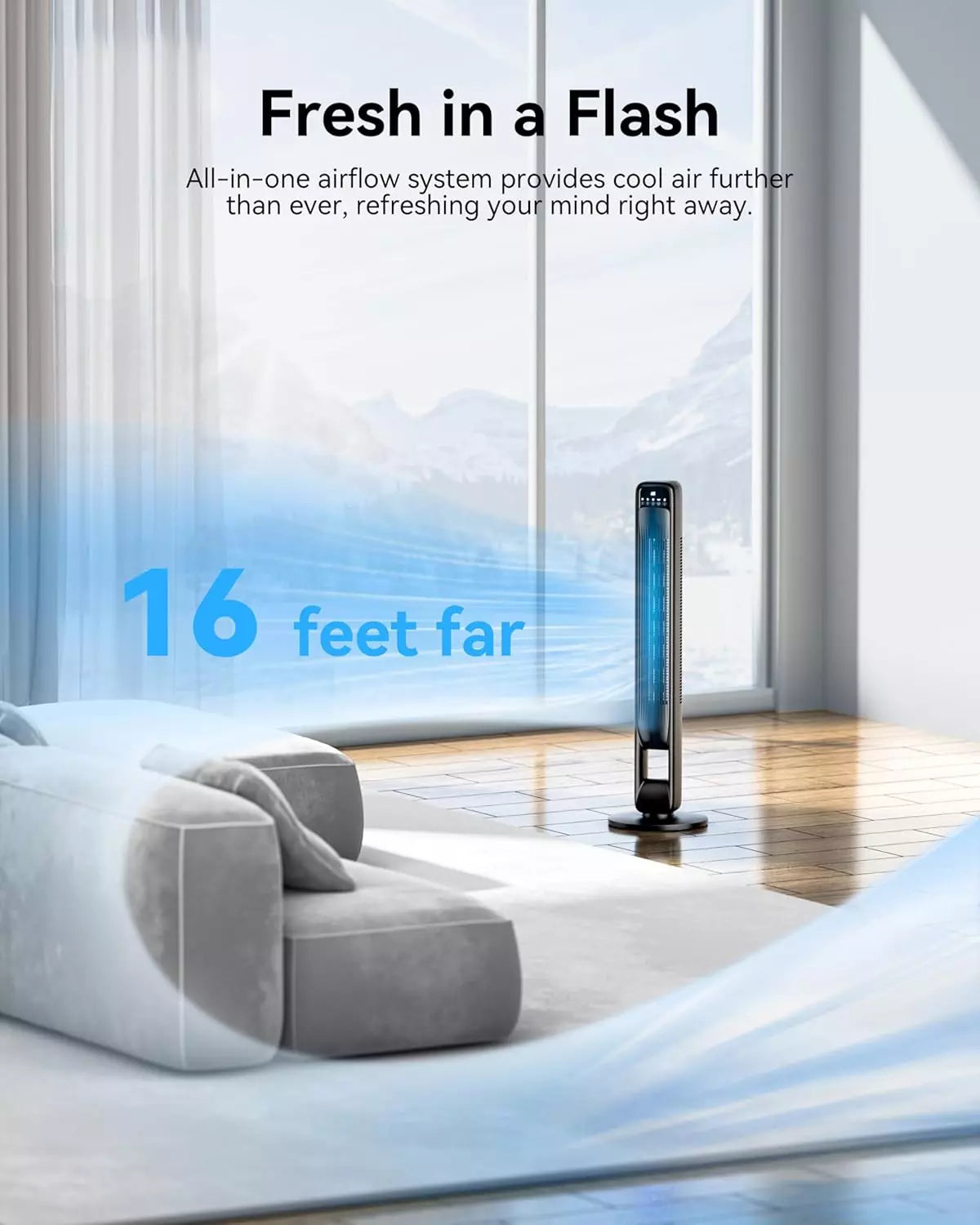 Mosiller Bladeless Tower Fan