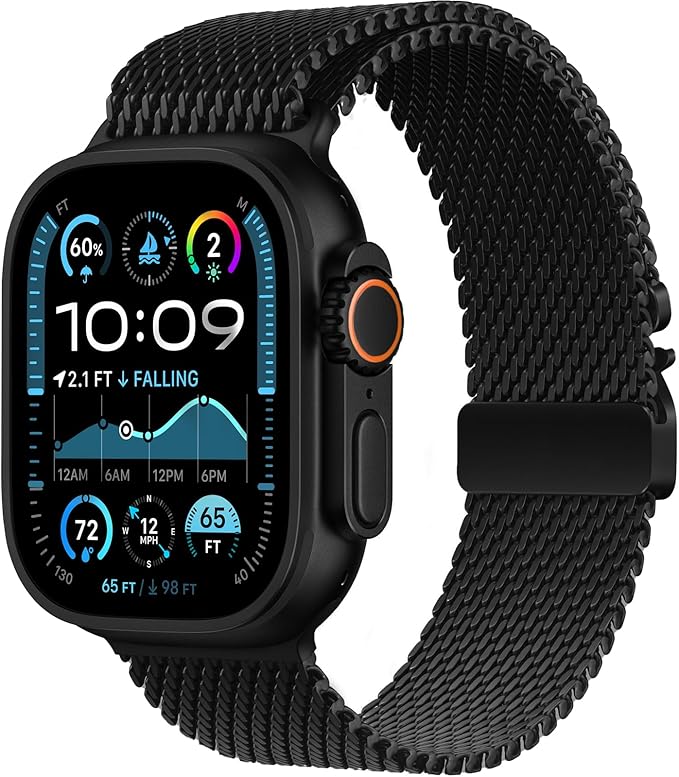 Stainless Steel Band for Apple Watch – 49mm / 46mm / 45mm / 44mm / 42mm