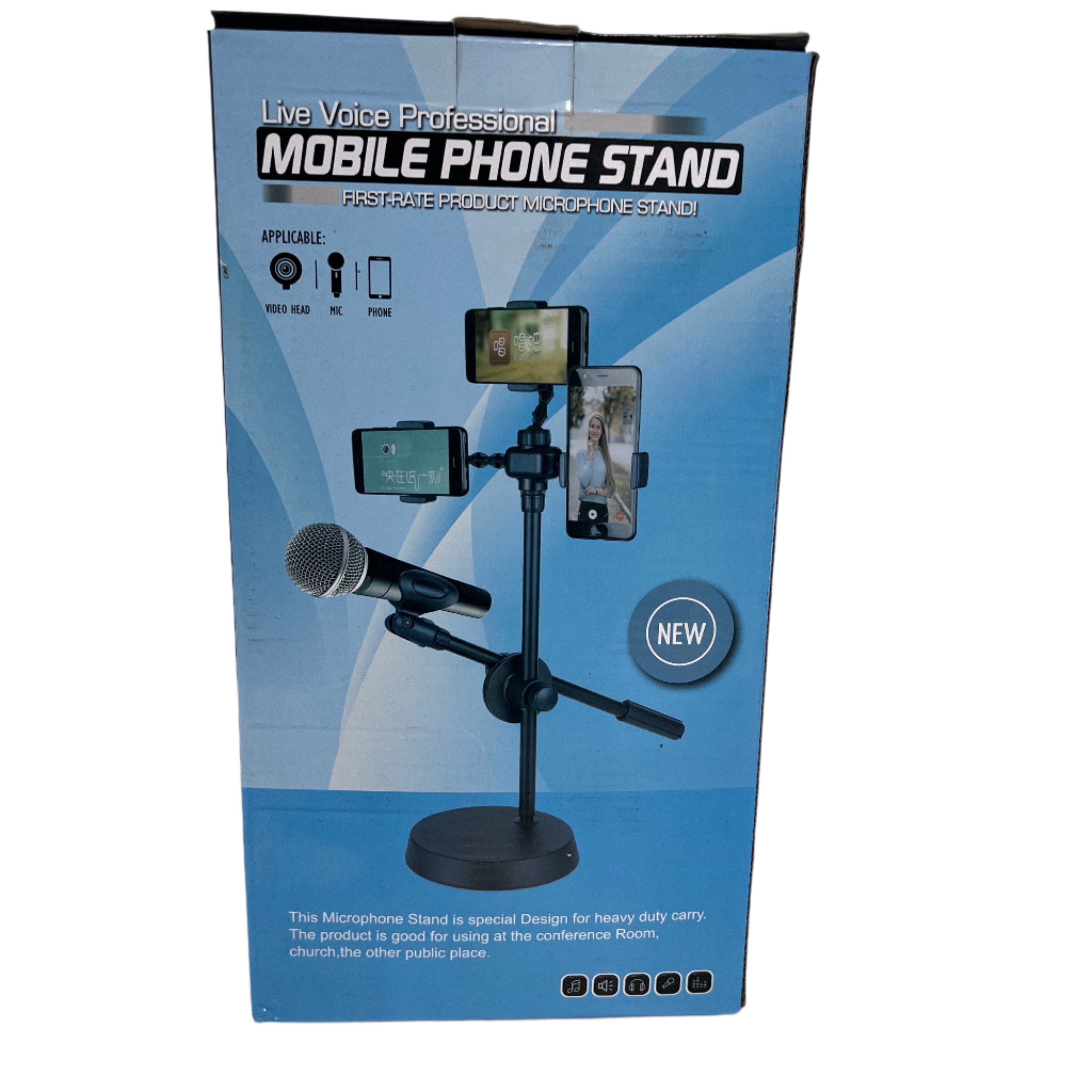 Mobile Phone Stand Live Voice Professional Microphone Stand Local Stock