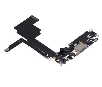 Charging Port for iPhone 15 Pro (Purple)-Natural Titanium
