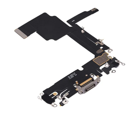 Charging Port for iPhone 15 Pro (Purple)-Natural Titanium