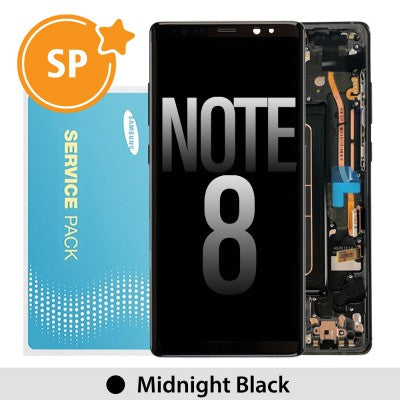 Tecguru-Samsung Galaxy Note 8 N950F OLED Screen Replacement Digitizer GH97-21065B (Service Pack)-Deep Sea Blue
