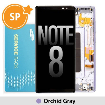 Tecguru-Samsung Galaxy Note 8 N950F OLED Screen Replacement Digitizer GH97-21065B (Service Pack)-Deep Sea Blue