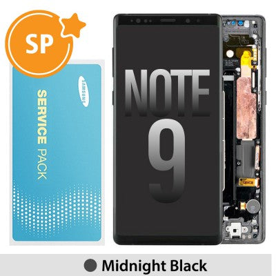 Tecguru-Samsung Galaxy Note 9 N960F OLED Screen Replacement Digitizer GH97-22269A/22270A (Service Pack)-Midnight Black