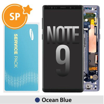 Tecguru-Samsung Galaxy Note 9 N960F OLED Screen Replacement Digitizer GH97-22269A/22270A (Service Pack)-Midnight Black