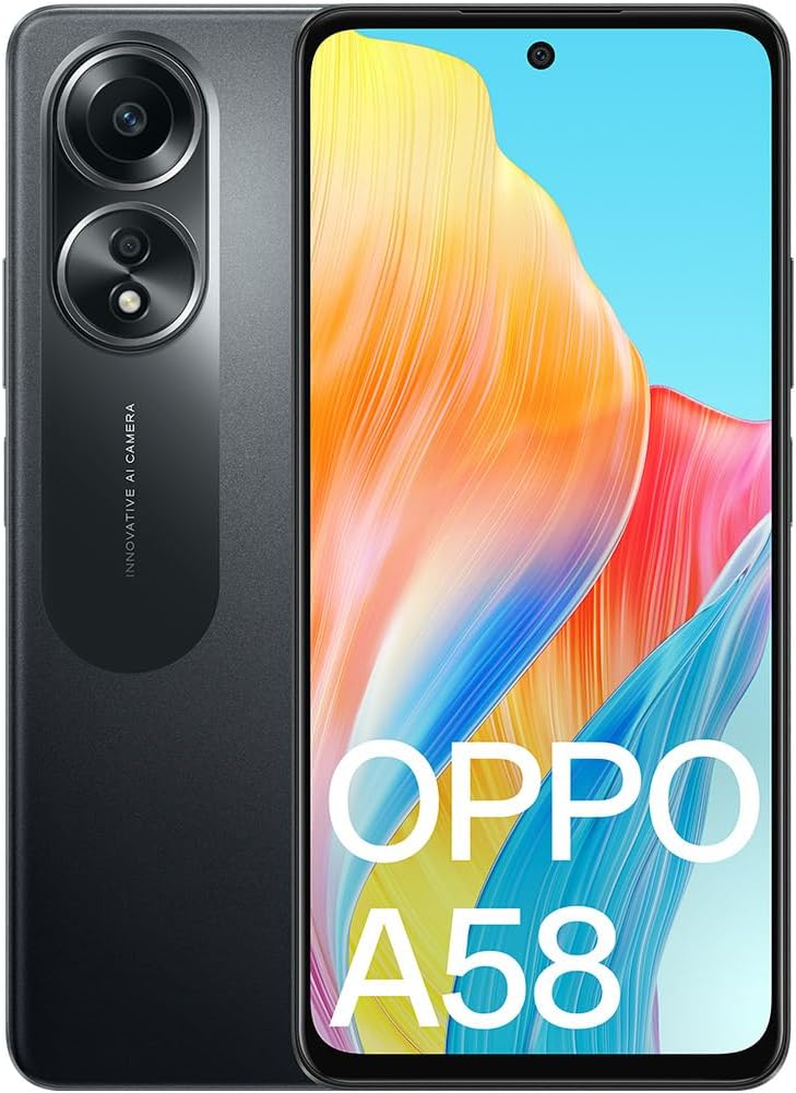 OPPO A58 128GB GLOWING BLACK NEW